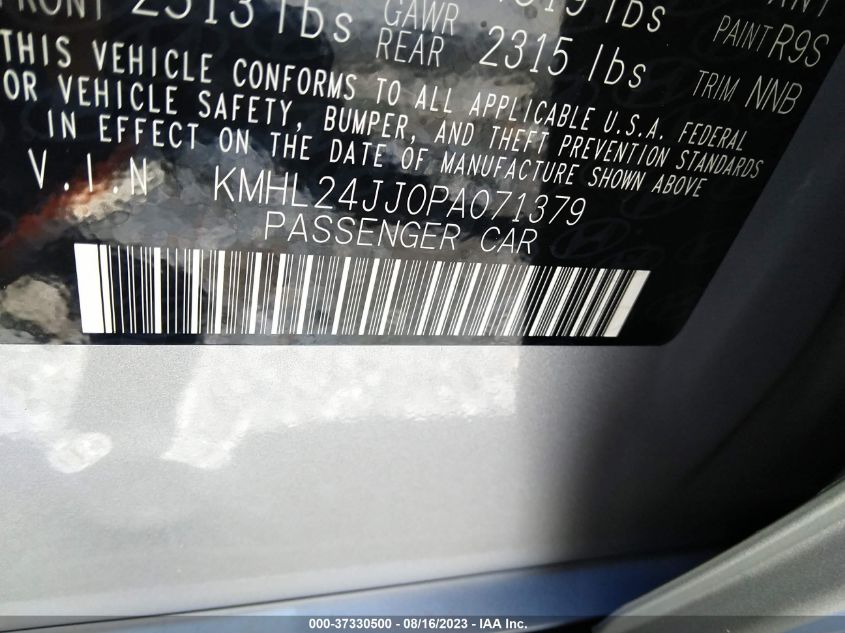 2023 HYUNDAI SONATA HYBRID BLUE - KMHL24JJ0PA071379