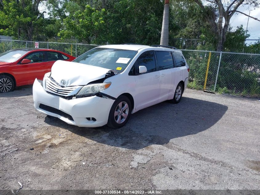 2016 TOYOTA SIENNA LE - 5TDKK3DC8GS760676