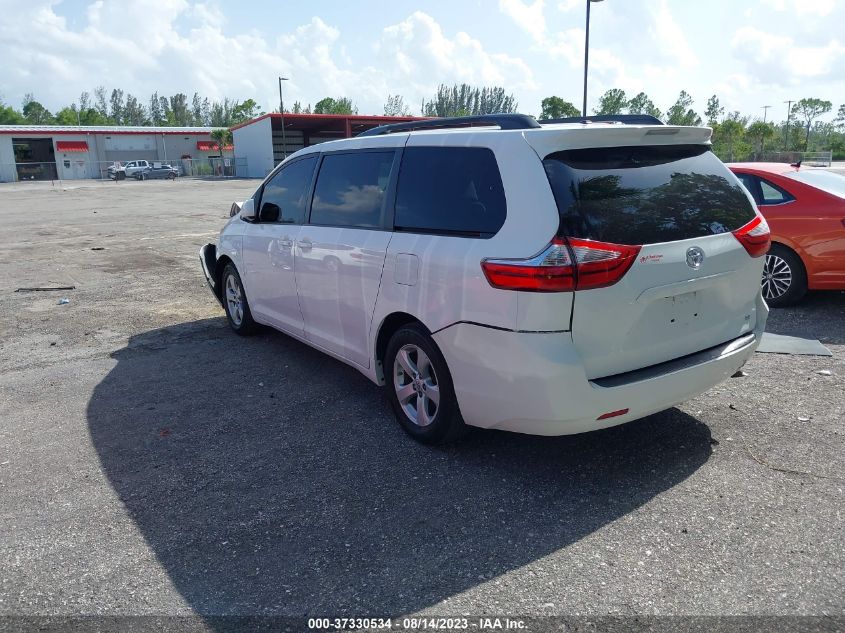 2016 TOYOTA SIENNA LE - 5TDKK3DC8GS760676