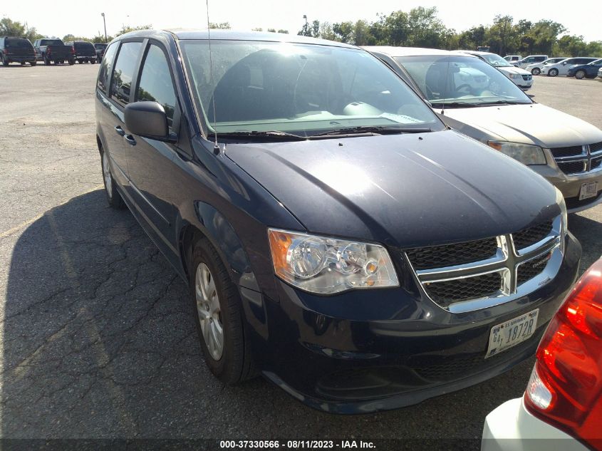 2016 DODGE GRAND CARAVAN SE - 2C4RDGBG7GR106072