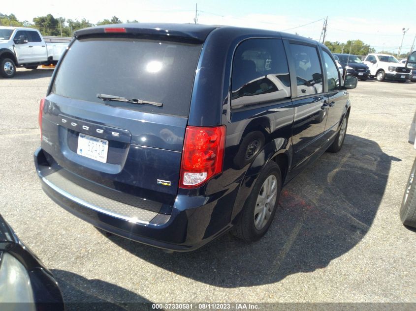 2016 DODGE GRAND CARAVAN SE - 2C4RDGBG0GR130293