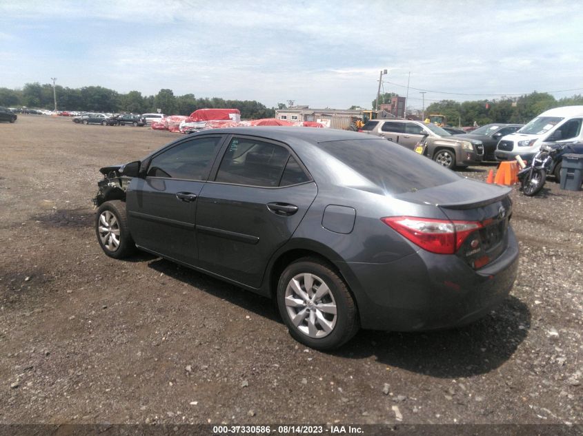 2015 TOYOTA COROLLA L/LE/S/S PLUS/LE PLUS - 2T1BURHE5FC401284