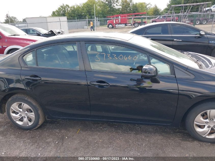 2013 HONDA CIVIC SDN LX - 19XFB2F57DE057196