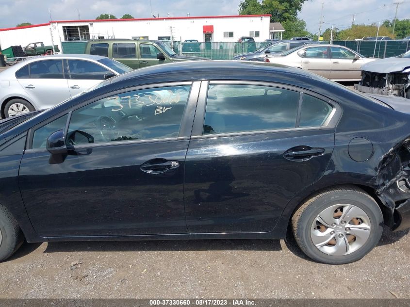 2013 HONDA CIVIC SDN LX - 19XFB2F57DE057196