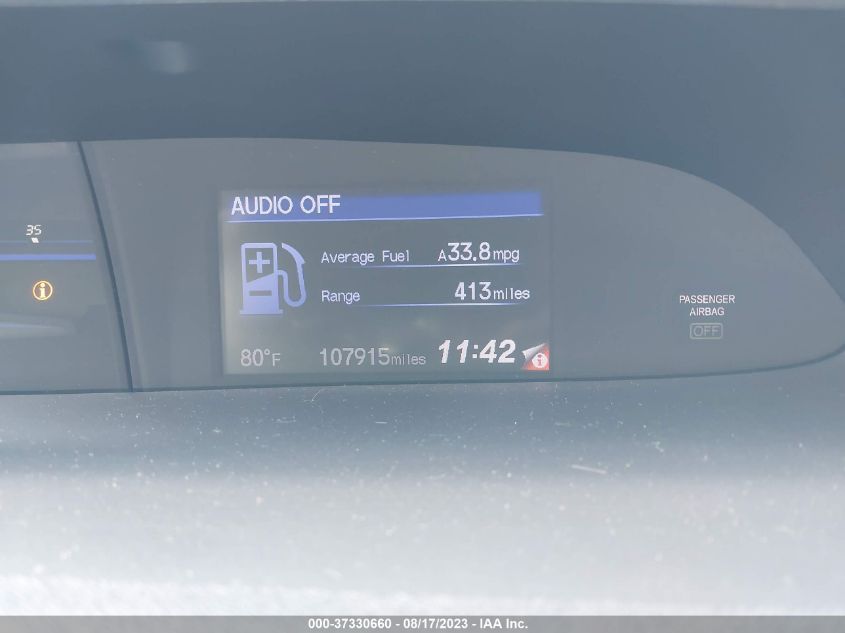 2013 HONDA CIVIC SDN LX - 19XFB2F57DE057196