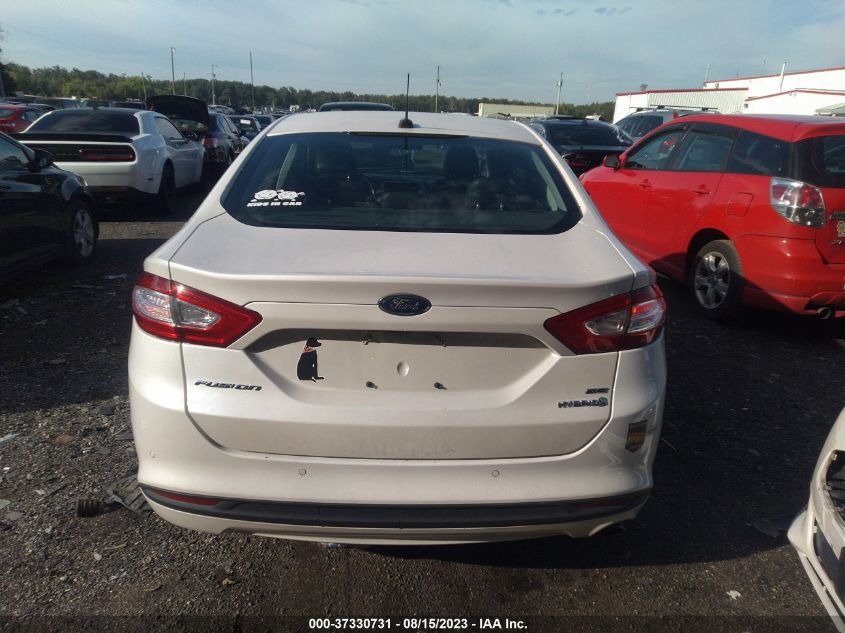 2013 FORD FUSION SE HYBRID - 3FA6P0LUXDR189014