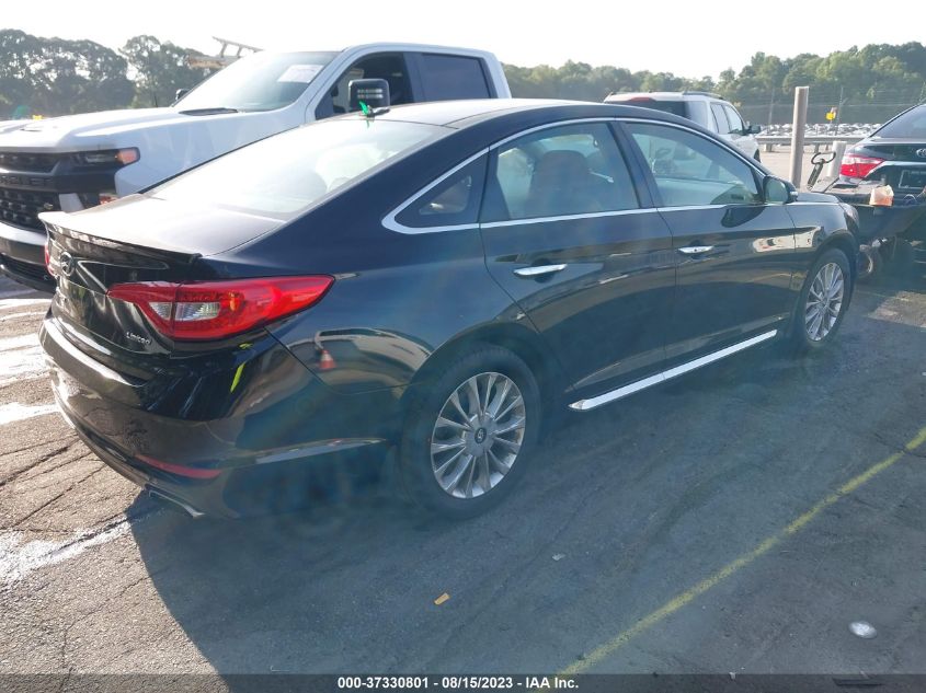 2015 HYUNDAI SONATA 2.4L LIMITED - 5NPE34AF8FH222594