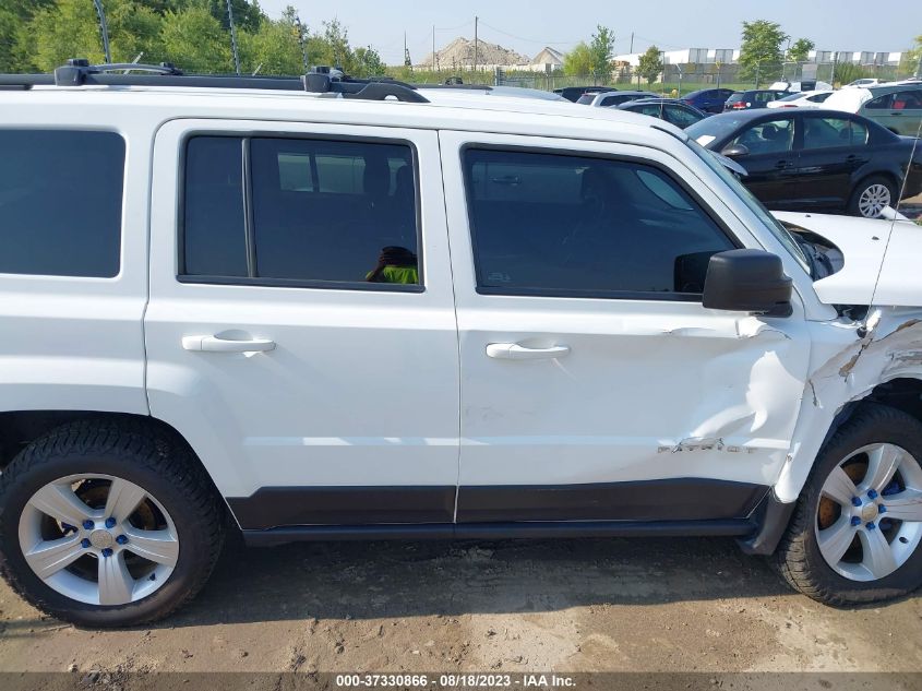 2016 JEEP PATRIOT LATITUDE - 1C4NJRFB2GD596554
