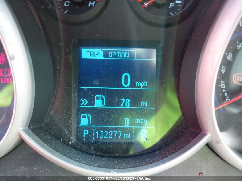 2013 CHEVROLET CRUZE 2LT - 1G1PE5SB9D7123734