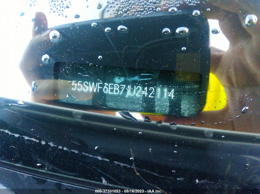 VIN 55SWF6EB7JU242114 2018 MERCEDES-BENZ C-CLASS AMG C 43