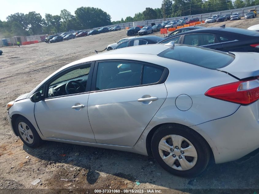 2015 KIA FORTE LX - KNAFK4A67F5431622