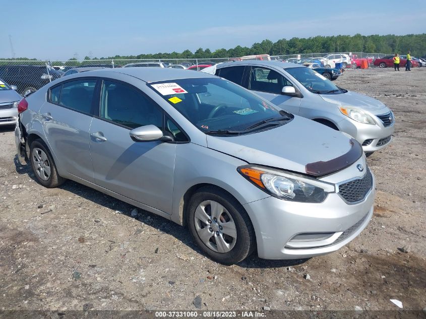 2015 KIA FORTE LX - KNAFK4A67F5431622
