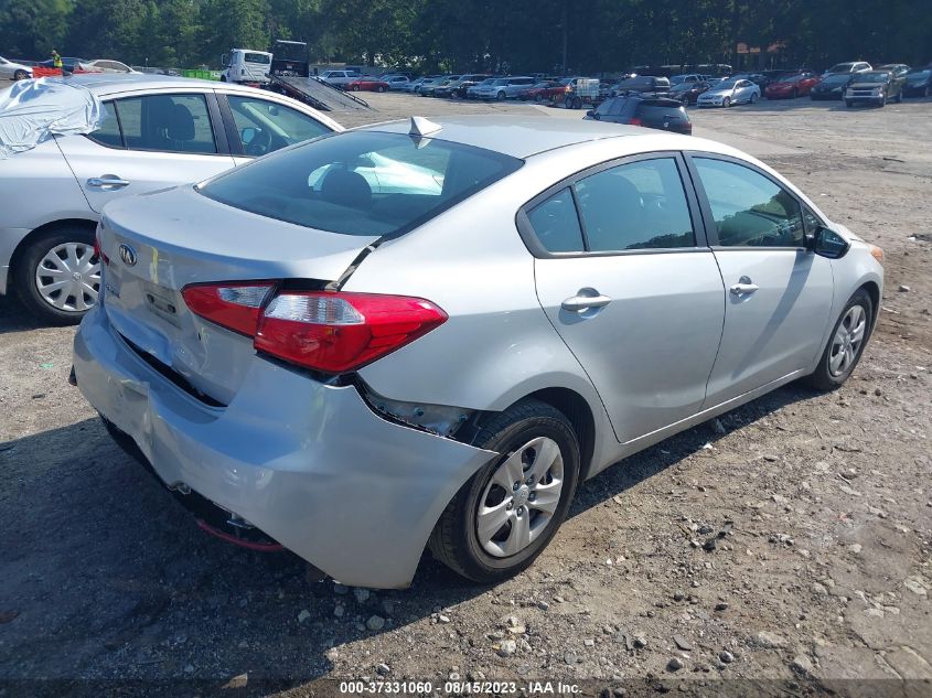 2015 KIA FORTE LX - KNAFK4A67F5431622