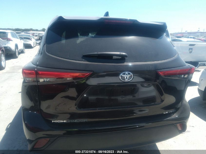 2022 TOYOTA HIGHLANDER LE - 5TDBZRBHXNS246581