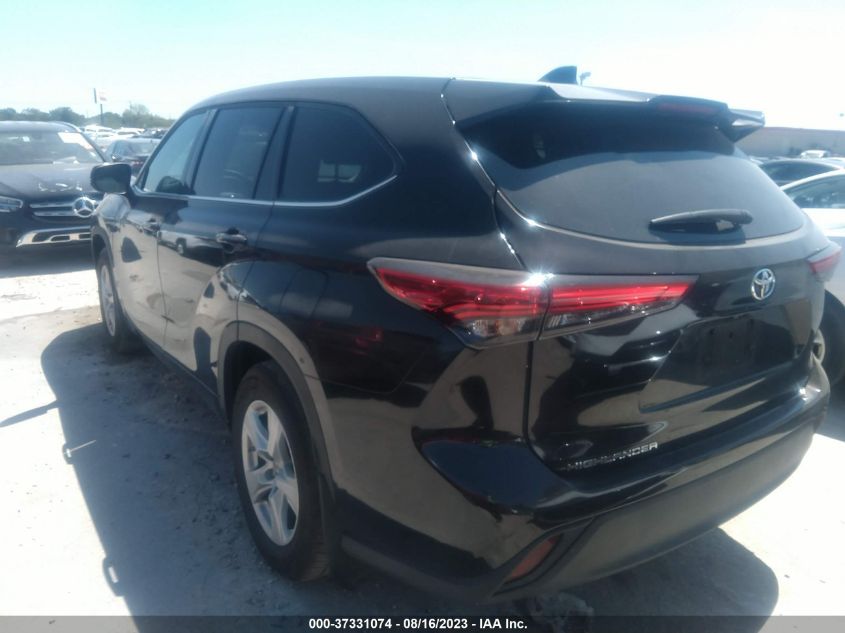 2022 TOYOTA HIGHLANDER LE - 5TDBZRBHXNS246581