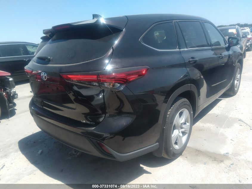 2022 TOYOTA HIGHLANDER LE - 5TDBZRBHXNS246581