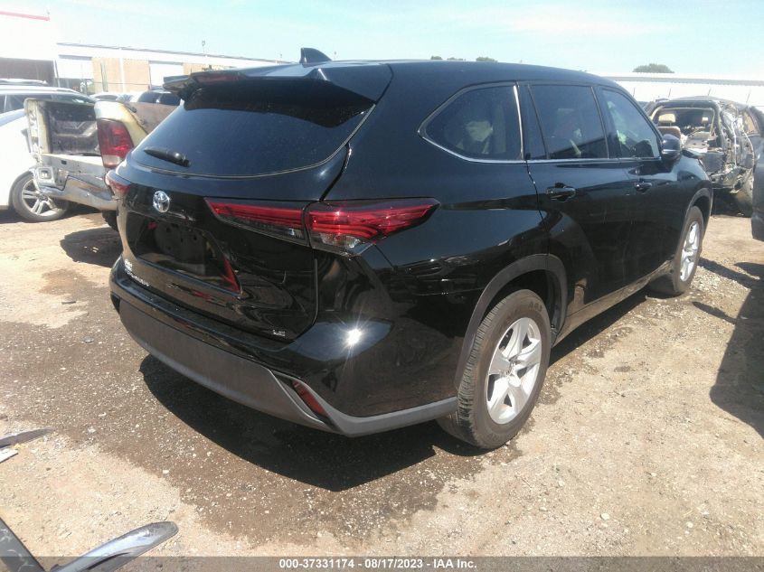 2022 TOYOTA HIGHLANDER LE - 5TDZZRAH8NS097636