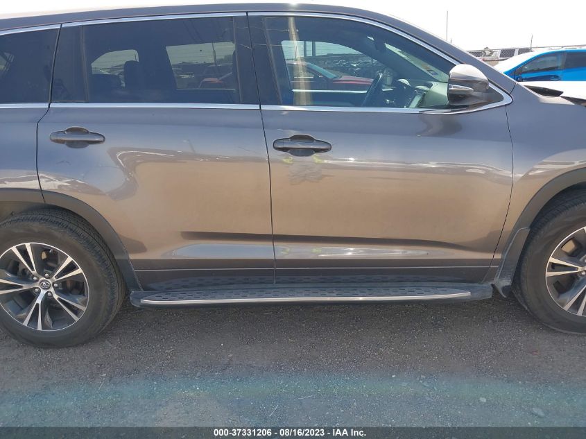 2018 TOYOTA HIGHLANDER LE - 5TDZZRFH5JS278793