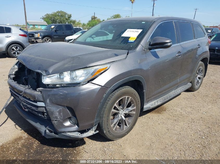 2018 TOYOTA HIGHLANDER LE - 5TDZZRFH5JS278793