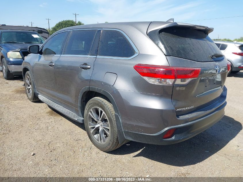 2018 TOYOTA HIGHLANDER LE - 5TDZZRFH5JS278793