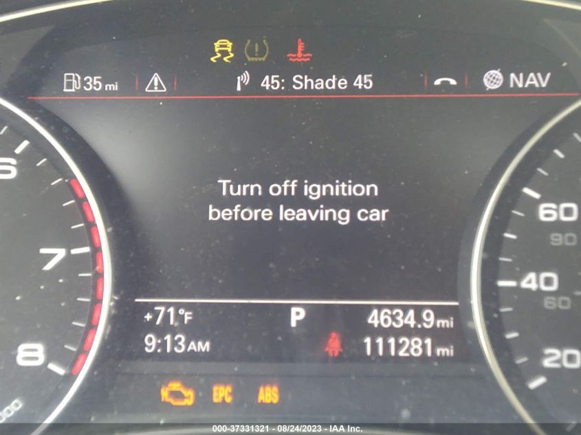 2013 AUDI A6 3.0T PRESTIGE - WAUHGAFC7DN109129