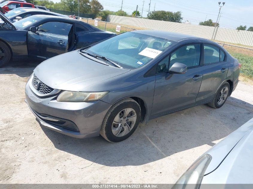 2013 HONDA CIVIC SDN LX - 19XFB2F56DE262542