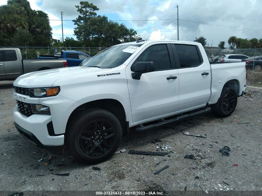 2021 CHEVROLET SILVERADO 1500 CUSTOM - 1GCPWBEK4MZ415052