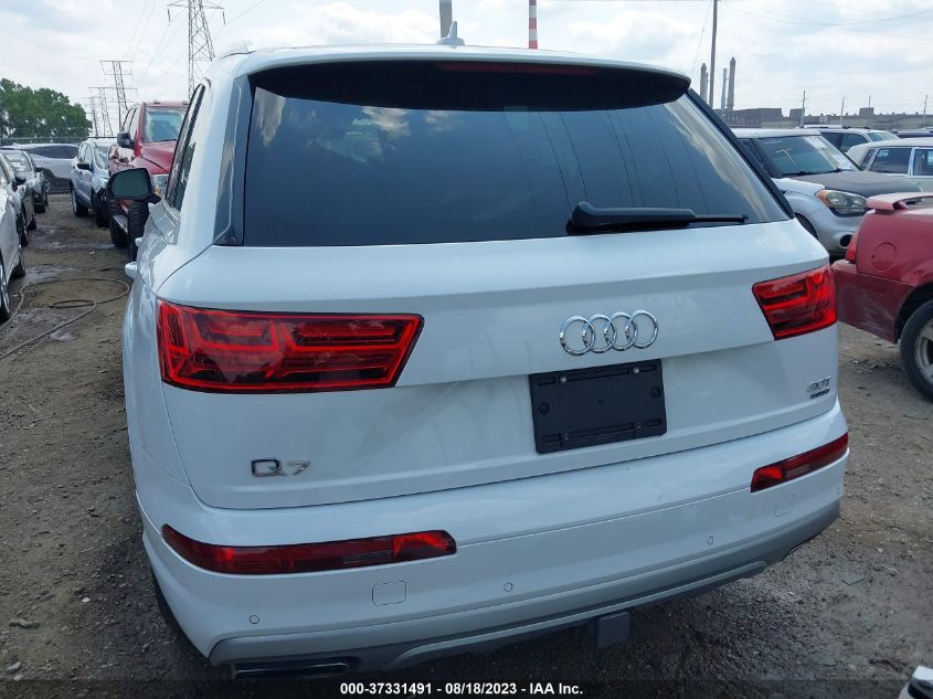 2017 AUDI Q7 PREMIUM PLUS - WA1LAAF71HD055866