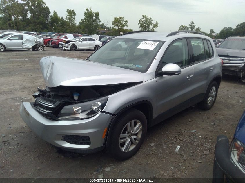 2016 VOLKSWAGEN TIGUAN S/SE/SEL/R-LINE - WVGAV7AXXGW511051