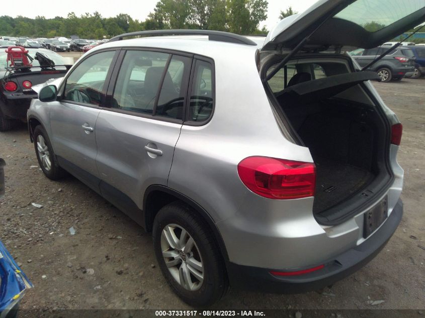 2016 VOLKSWAGEN TIGUAN S/SE/SEL/R-LINE - WVGAV7AXXGW511051