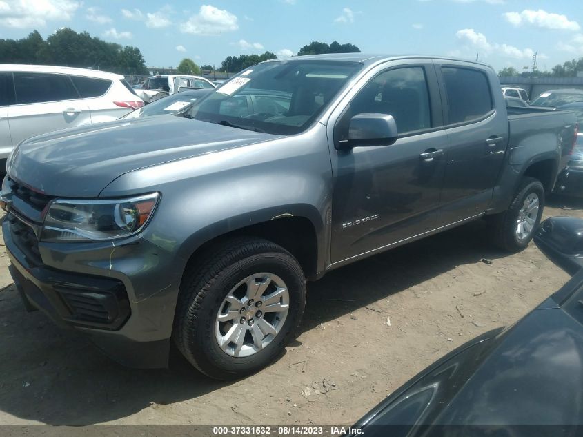 2021 CHEVROLET COLORADO LT - 1GCGSCEN9M1133953