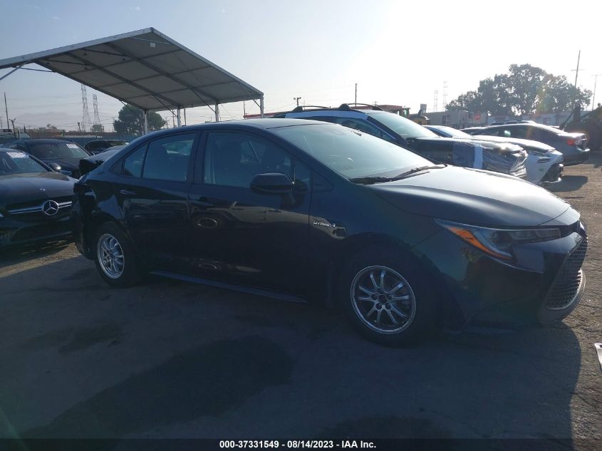2021 TOYOTA COROLLA LE - JTDEAMDE3MJ010702