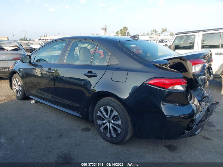 2021 TOYOTA COROLLA LE - JTDEAMDE3MJ010702