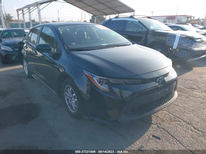 2021 TOYOTA COROLLA LE - JTDEAMDE3MJ010702