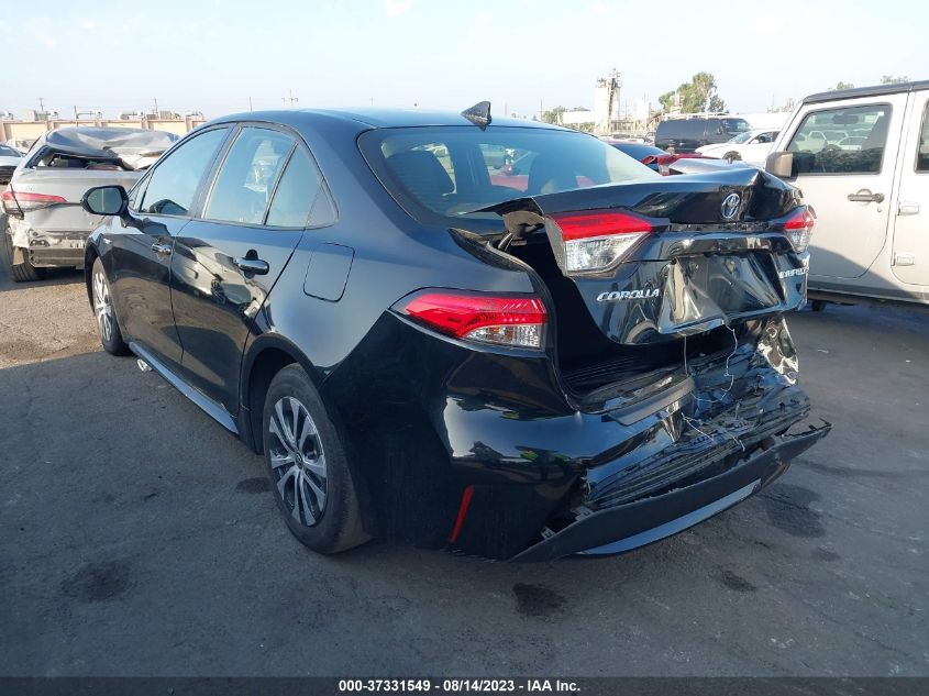 2021 TOYOTA COROLLA LE - JTDEAMDE3MJ010702