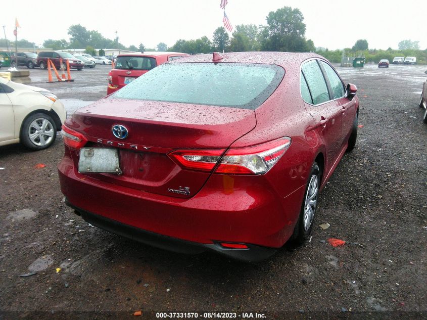 2020 TOYOTA CAMRY HYBRID LE - 4T1E31AK7LU538335