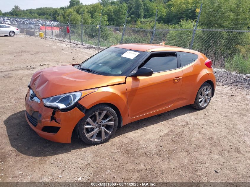 2016 HYUNDAI VELOSTER - KMHTC6AD6GU278599