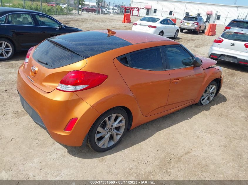 2016 HYUNDAI VELOSTER - KMHTC6AD6GU278599