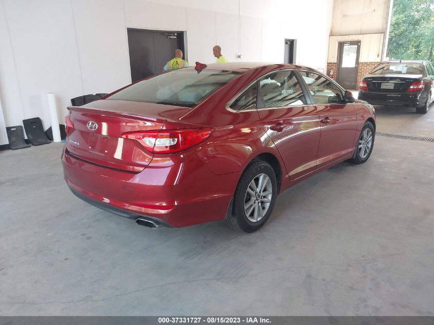 2015 HYUNDAI SONATA SE - 5NPE24AFXFH200244