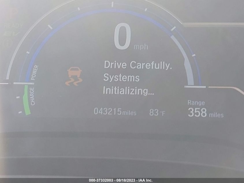 2019 HONDA CLARITY PLUG-IN HYBRID JHMZC5F19KC005712