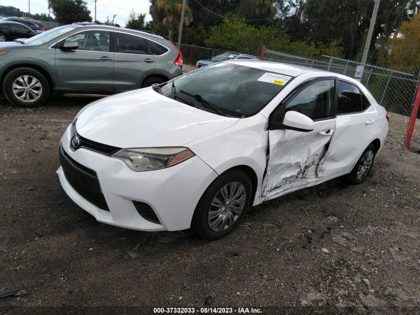 2014 TOYOTA COROLLA L/LE/LE PLS/PRM/S/S PLS - 2T1BURHE3EC147508