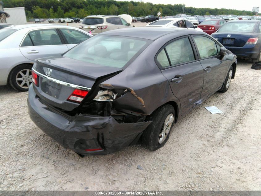 2014 HONDA CIVIC SEDAN LX - 19XFB2F54EE018681