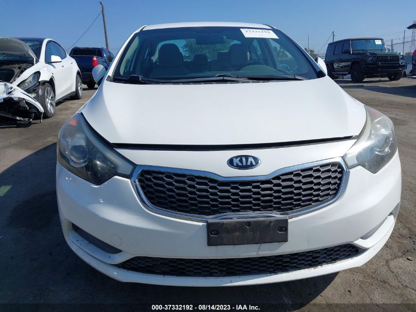 2016 KIA FORTE LX - KNAFX4A60G5462861