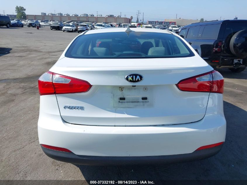2016 KIA FORTE LX - KNAFX4A60G5462861
