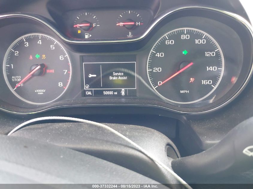 2019 CHEVROLET CRUZE LT - 1G1BE5SM1K7120738