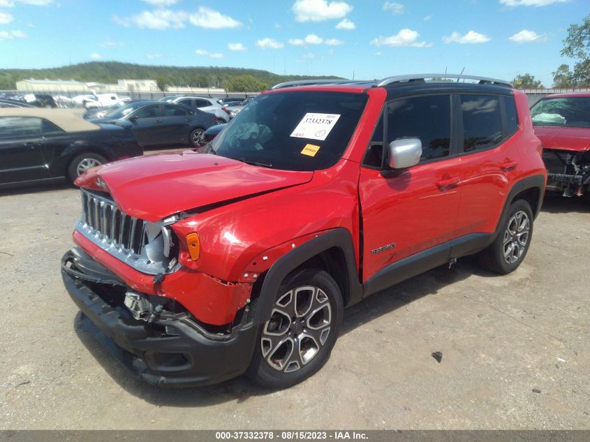 2015 JEEP RENEGADE LIMITED - ZACCJBDT0FPB69103