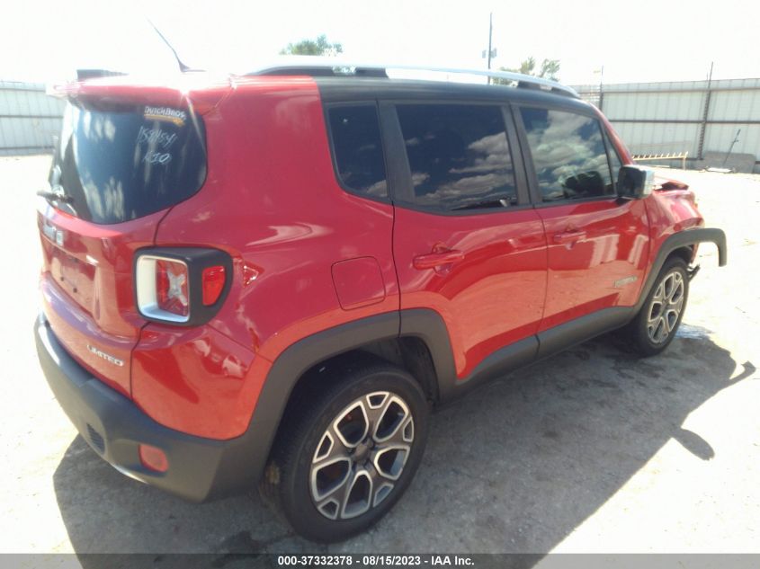 2015 JEEP RENEGADE LIMITED - ZACCJBDT0FPB69103