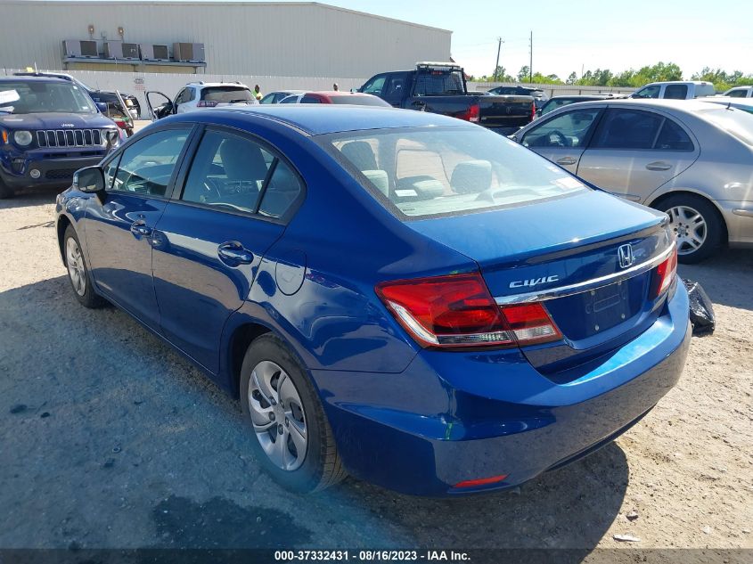 2013 HONDA CIVIC SDN LX - 19XFB2F57DE040690