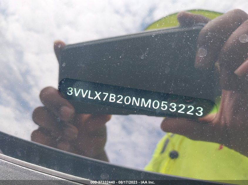 2022 VOLKSWAGEN TAOS SE - 3VVLX7B20NM053223