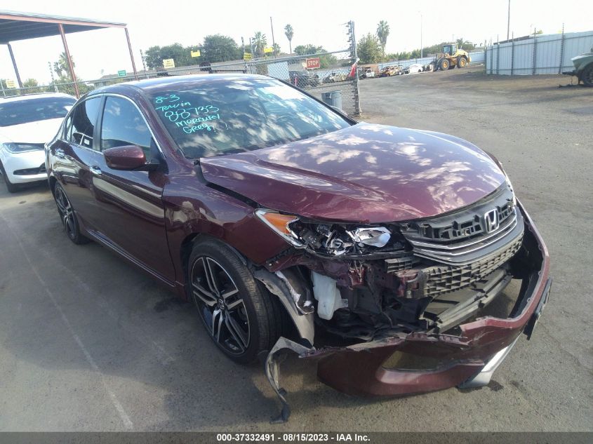 2017 HONDA ACCORD SEDAN SPORT SE - 1HGCR2F13HA019907